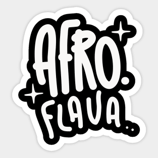 Afro Flava Sticker